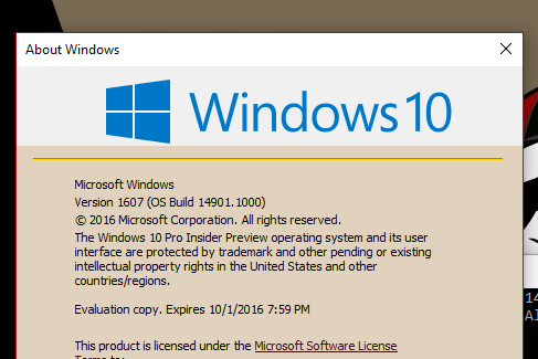 Announcing Windows 10 Insider Preview Build 14901 for PC-winver.png