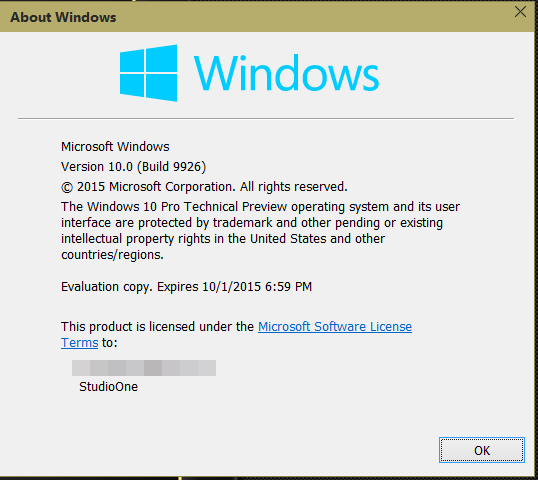 Winver on Build 9926 Expiry now shows as OCT 1st 2015-000084.png