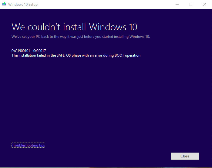 Win 10 RS-4 not compatible with Intel DX58SO motherboard-error.jpg