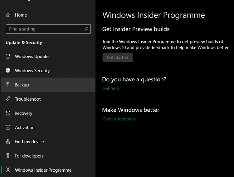 Windows Insider Programme Button Greyed Out-image.png