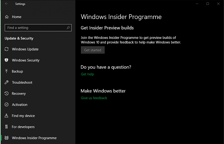 Windows Insider Programme Button Greyed Out-image.png