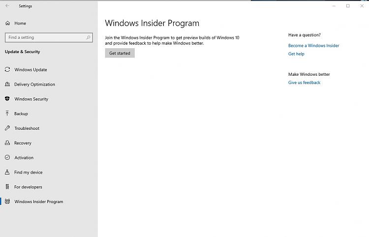 Insider Program - Windows 10 Forums