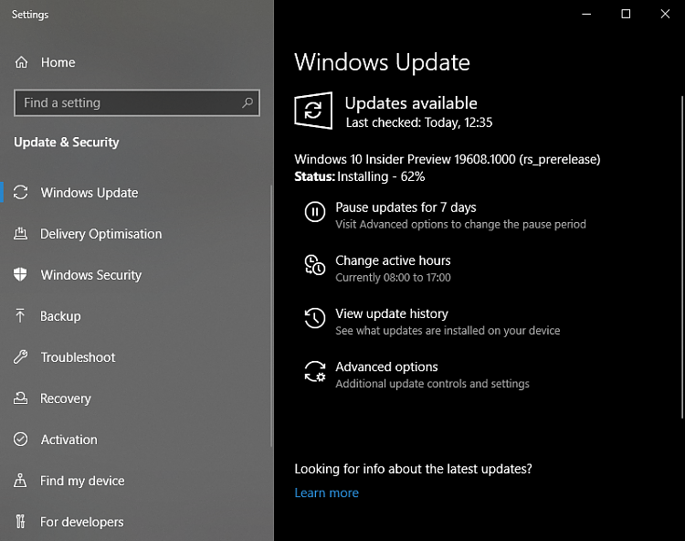 Windows 10 build 19033 - Unable to install newer builds of Windows 10-65b27cbb-1e3a-43f8-9347-85961fdbb3db.png