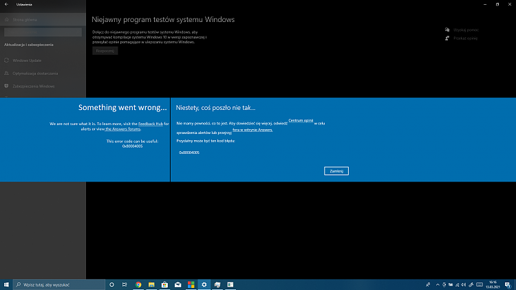 Error Code: 0x80004005, when trying to join Windows Insider-error-code-0x80004005.png