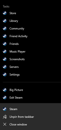 First Screen Shot - Insider Build 10558-jumplists.png