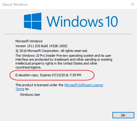 Insider preview on a laptop running Genuine Windows 10-winver-....-expiry-date.jpg