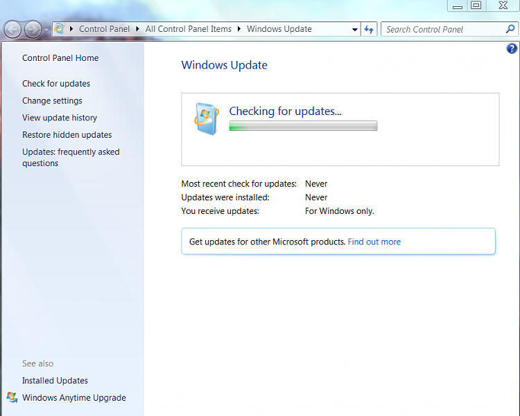 Service Pack and Update Center - Windows Help
