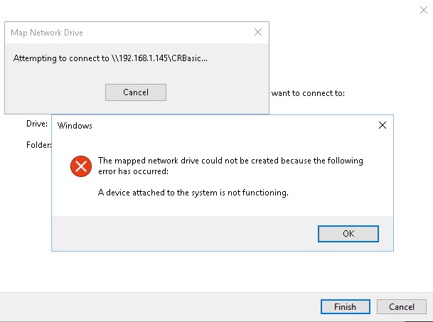 After Win10 update to Ver 1607 x64, can no longer access NAS-map-drive-error-normal-login1-error.jpg