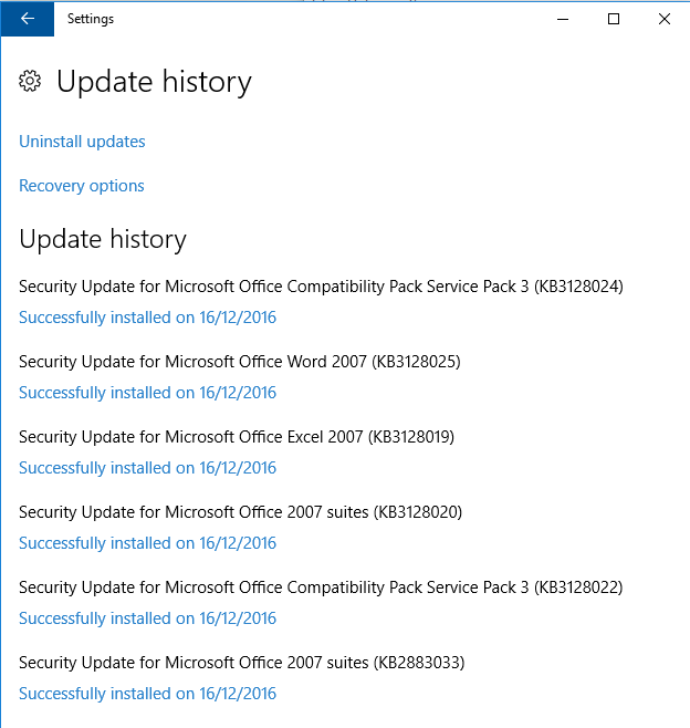 Office 2007 updates are not installing - Error 0x80072af9-2007updates_installed.png