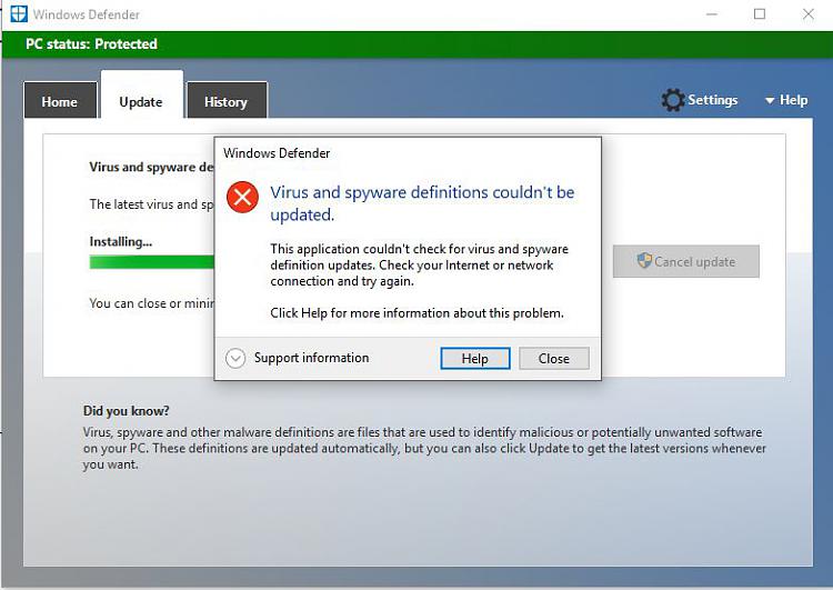 Definition Update for Windows Defender - KB2267602 error-2.jpg