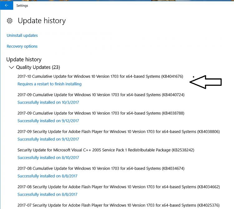 Update history shows it requires a restart (KB4041676)-windows-update.jpg
