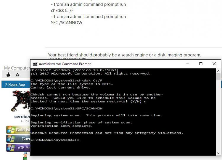 USB Update to 1709 from 1703 &quot;cannot update system reserve partition&quot;-win10_scannow.jpg