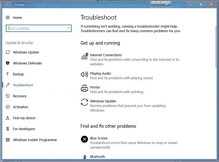 error updating windows 10
