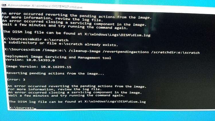 Boot loop after update no safe mode option-repair fails- restore fails-20180128_113234.jpg