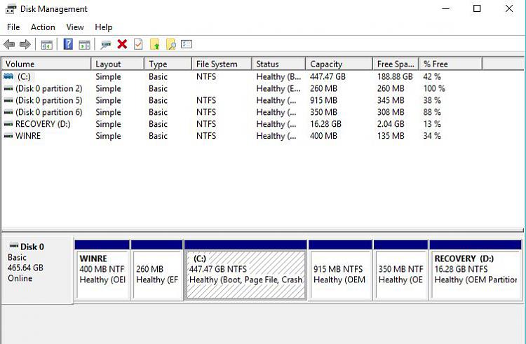 2018-08 Cumulative Update for W10 V 1803 x64-based KB4343909-disk-man.jpg