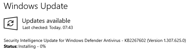 KB2267602 Windows Defender Update -- Is installing never &gt; 0% Normal-191217.jpg