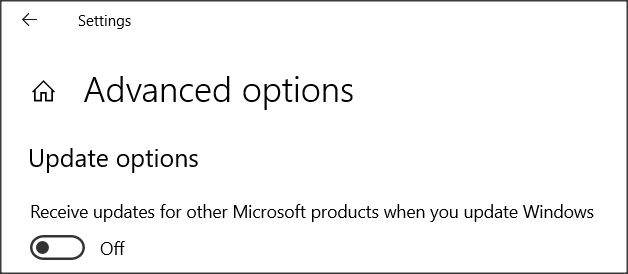 Update wants to update office10 which is not present-1.png