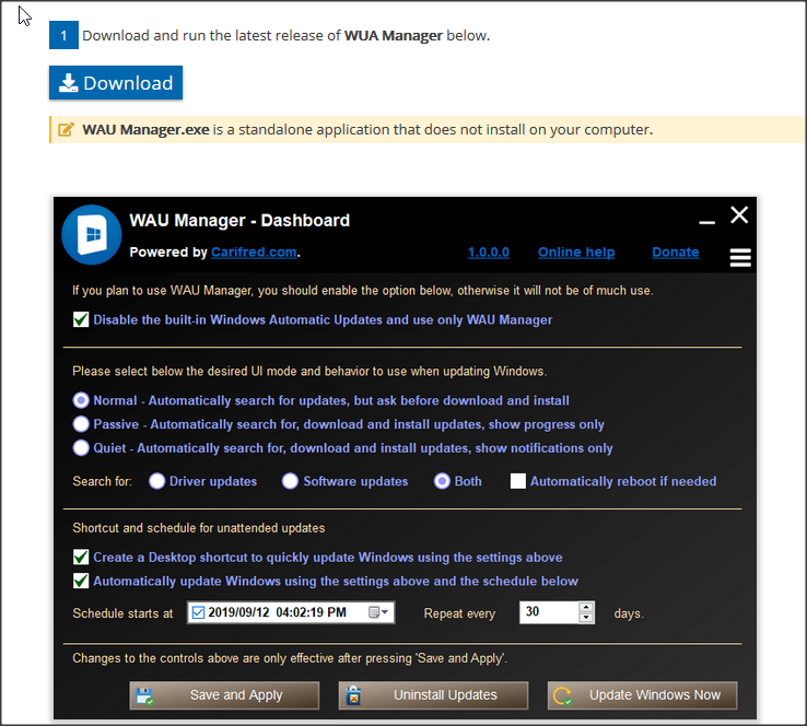 Windows 10 home: auto driver update issues-q.png
