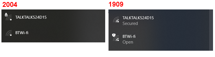 My PC was ready for 2004 update, but now it isn't anymore.-2004-vs-1909-wifi-secure-vs-open-icons.png