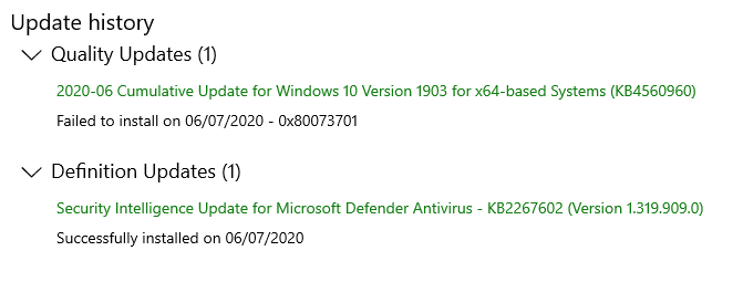 Windows update error 0x80073701 and .Net Framework broken-updatehistory.png