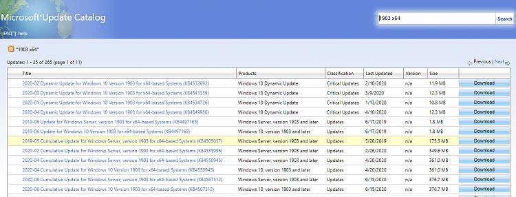 MS Updates Catalog Not Updating ?-ms-updates-catalog-1903-.jpg