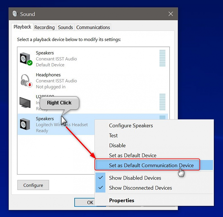 How to select default communications device in Windows 10 2004 update?-image.png