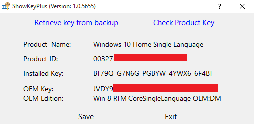 windows 10 home free key