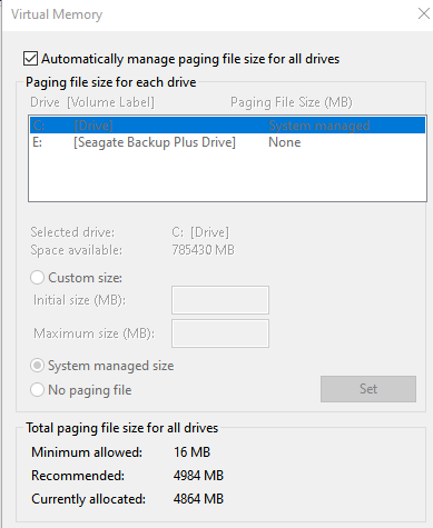 Windows 10 2004 update fails to install - Memory Management?-image.png