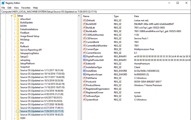 How do I find my entire feature update history in windows update?-upgrade-history-regedit.png