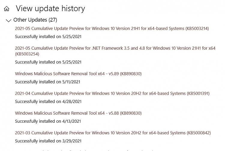 .WU attempts to install .net 5.0.5 when 5.0.6 is already there-image.png