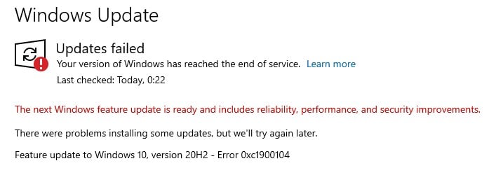 Windows 10 20H2 Update Error 0xc1900104 Low Disk Space-win10update.jpg