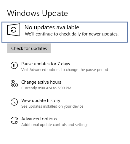 Struggling for Months to Update Windows 10 - Diagnostics Below-no-updates-available.png