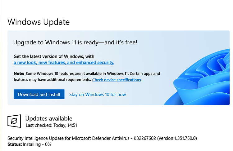 How to stop upgrade Windows 11 automatically-w11-offered-2021-10-20.png