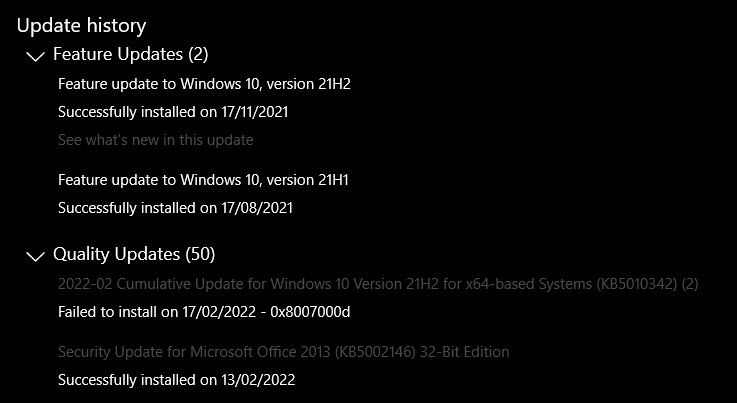 How can I remove a failed update that persists-failed-update-win-11.jpg