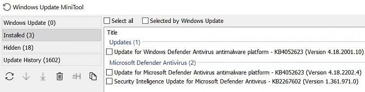 Update to Windows Defender (KB4052623) fails - labelled security risk!-microsoft-defender-has-been-updated-successfully-2022-03-30.jpg