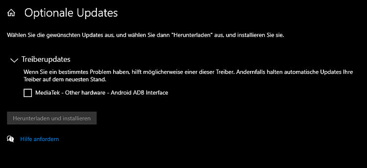 android adb interface windows 10