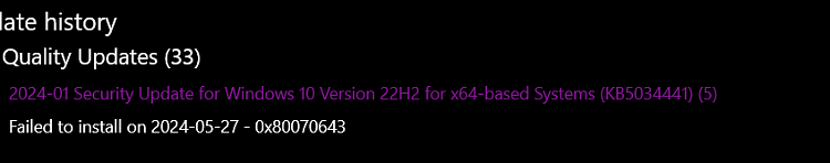 After 3 months  since KB5034441 was released, it still won't install-diskpart05.png