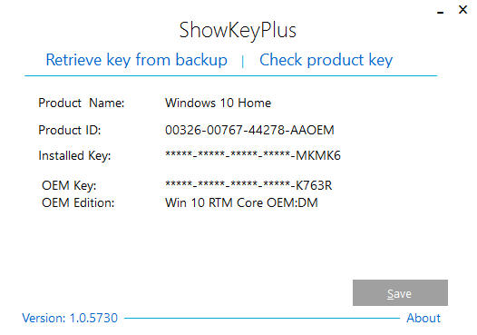 New laptop with Win10 pre-installed won't activate-showkey.png