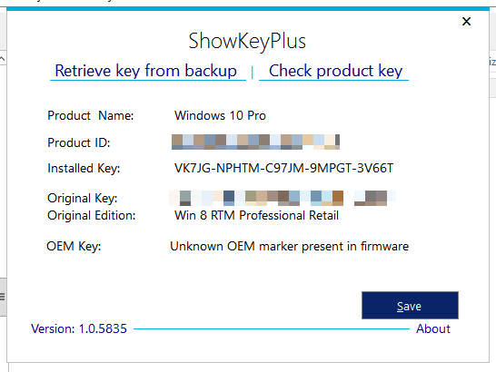 get product key for windows 10 pro