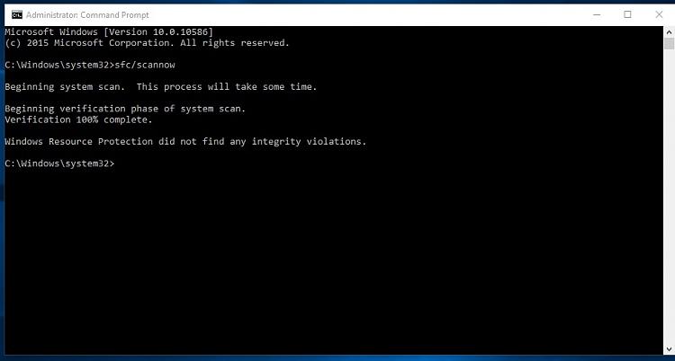 Windows 10 Updates stuck at 99% and SkypeSetup.exe fails to download.-sfcscannow.jpg