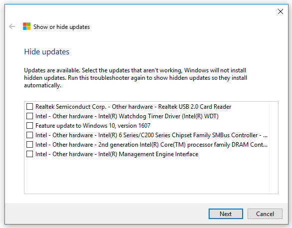 Updates shown in &quot;MS hide tool&quot; not getting downloaded-temp-drivers.png