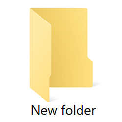 Create New Folder in Windows 10