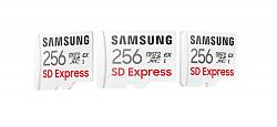 New Samsung 256GB SD Express microSD card with 800MB/s max speed