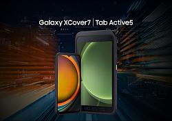 New Samsung Galaxy XCover7 smartphone and Galaxy Tab Active5 tablet